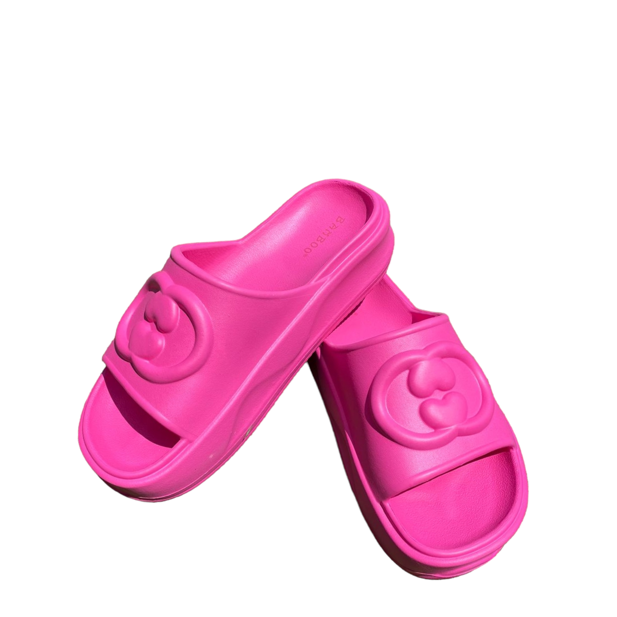 Foto 6 pulgar | Sandalias Con Plataforma Pink Bamboo