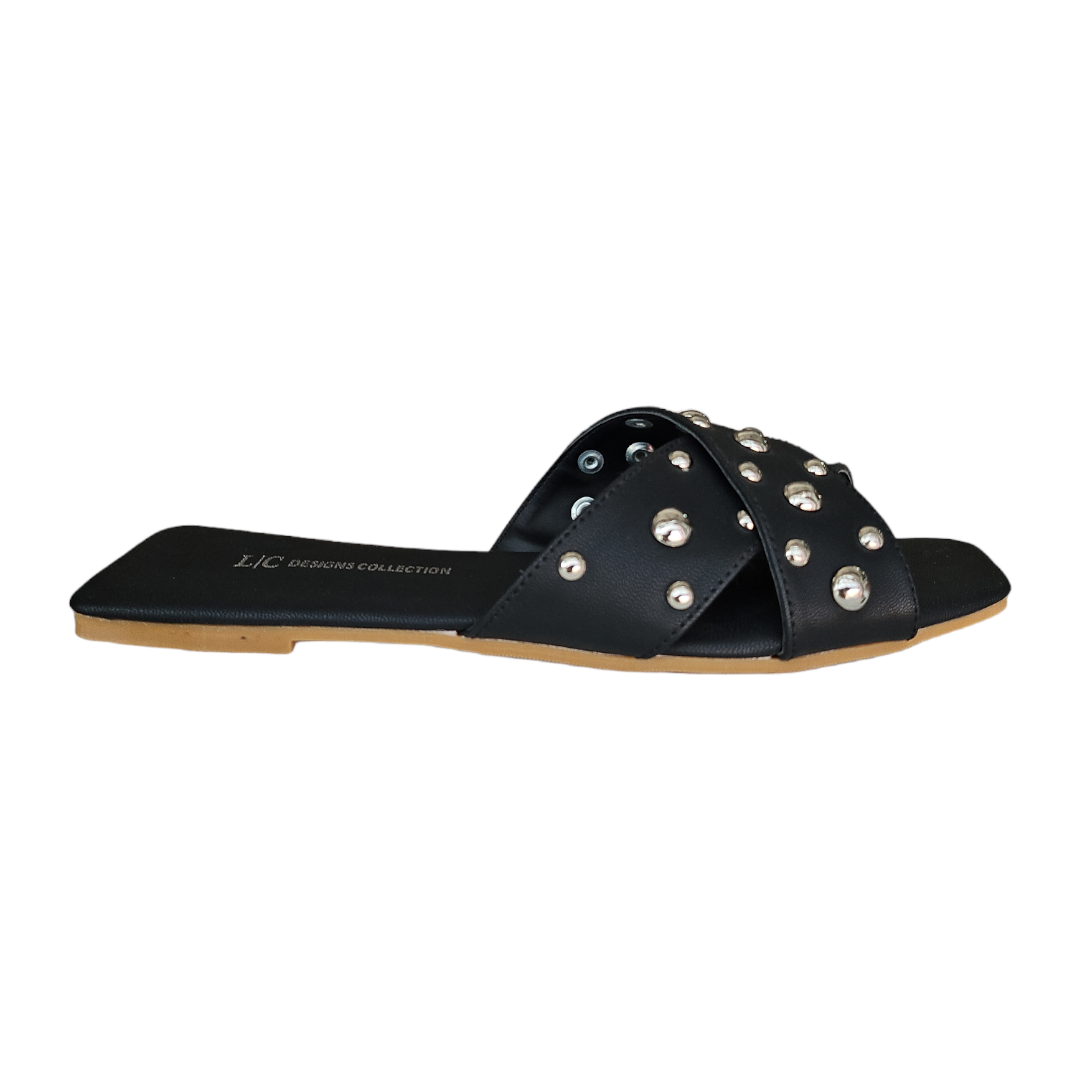 Foto 1 | Sandalia Negro Estoperoles  Lc