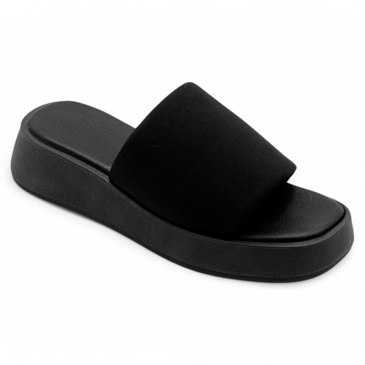 Foto 3 pulgar | Sandalias De Piso Exterior Textil Color Negro Para Mujer De Rbbasics