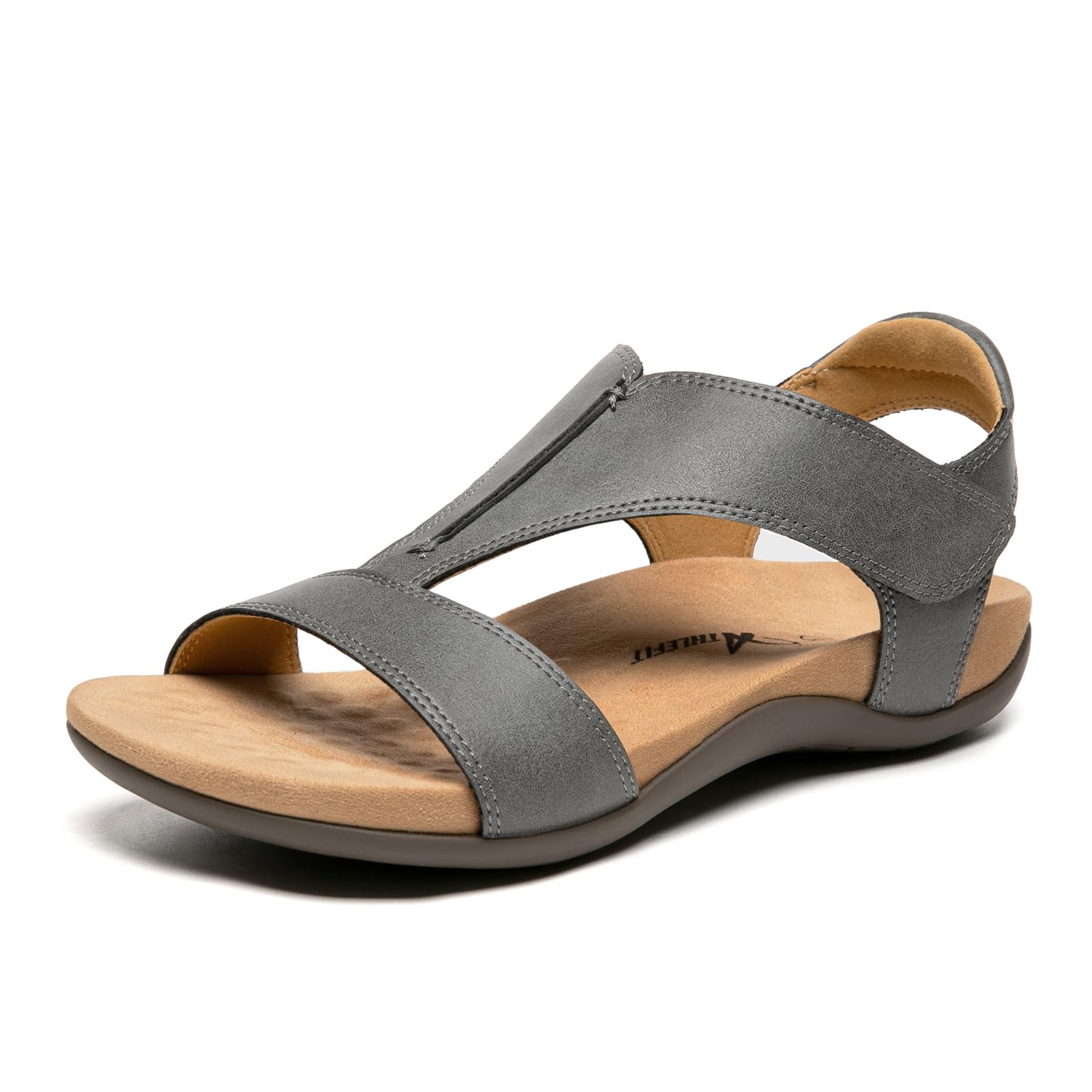 Foto 2 pulgar | Sandalias Athlefit Orthopaedic Arch Support Para Mujer, Talla 6.5 - Venta Internacional.