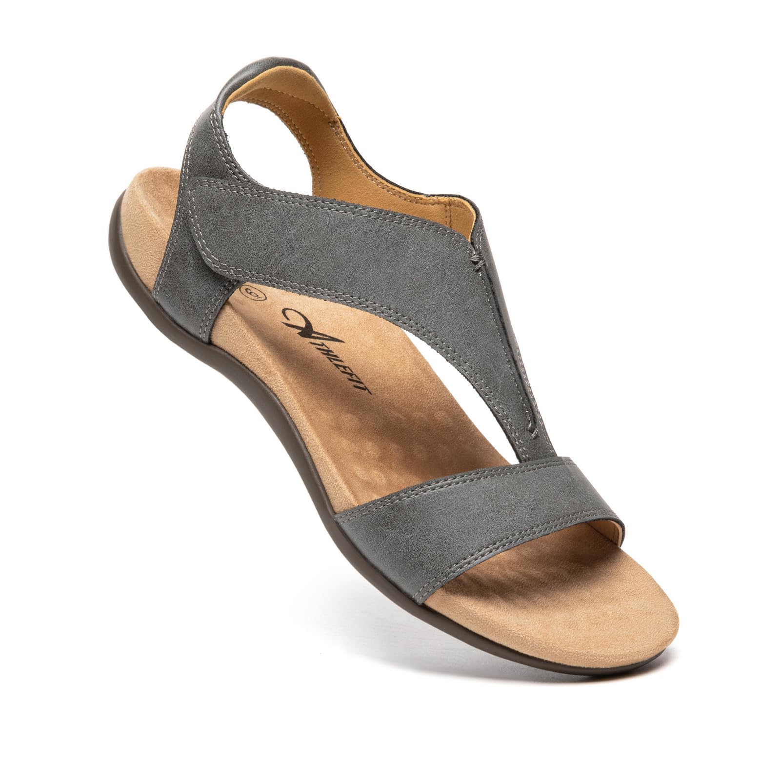 Foto 3 pulgar | Sandalias Athlefit Orthopaedic Arch Support Para Mujer, Talla 6.5 - Venta Internacional.