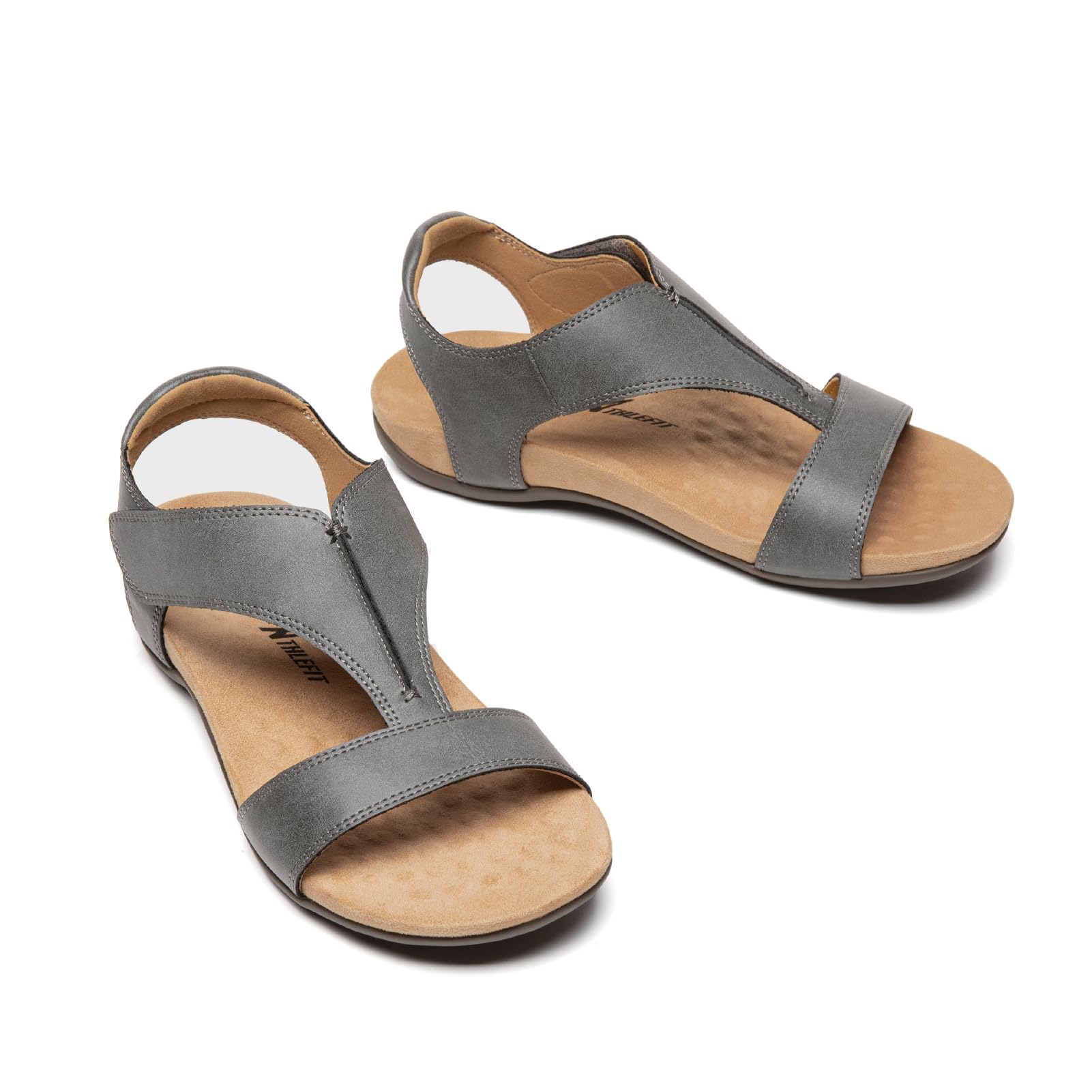 Foto 6 pulgar | Sandalias Athlefit Orthopaedic Arch Support Para Mujer, Talla 6.5 - Venta Internacional.