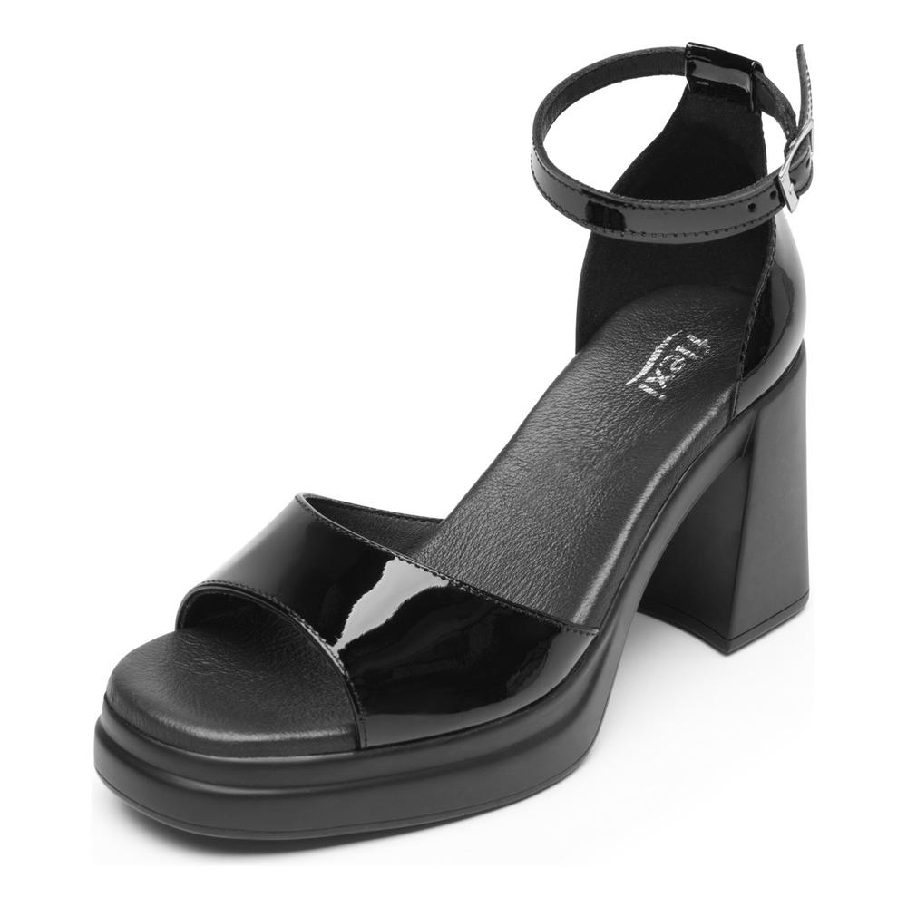 Foto 3 | Sandalias Flexi Negro Para Mujer [fff3658] Negro