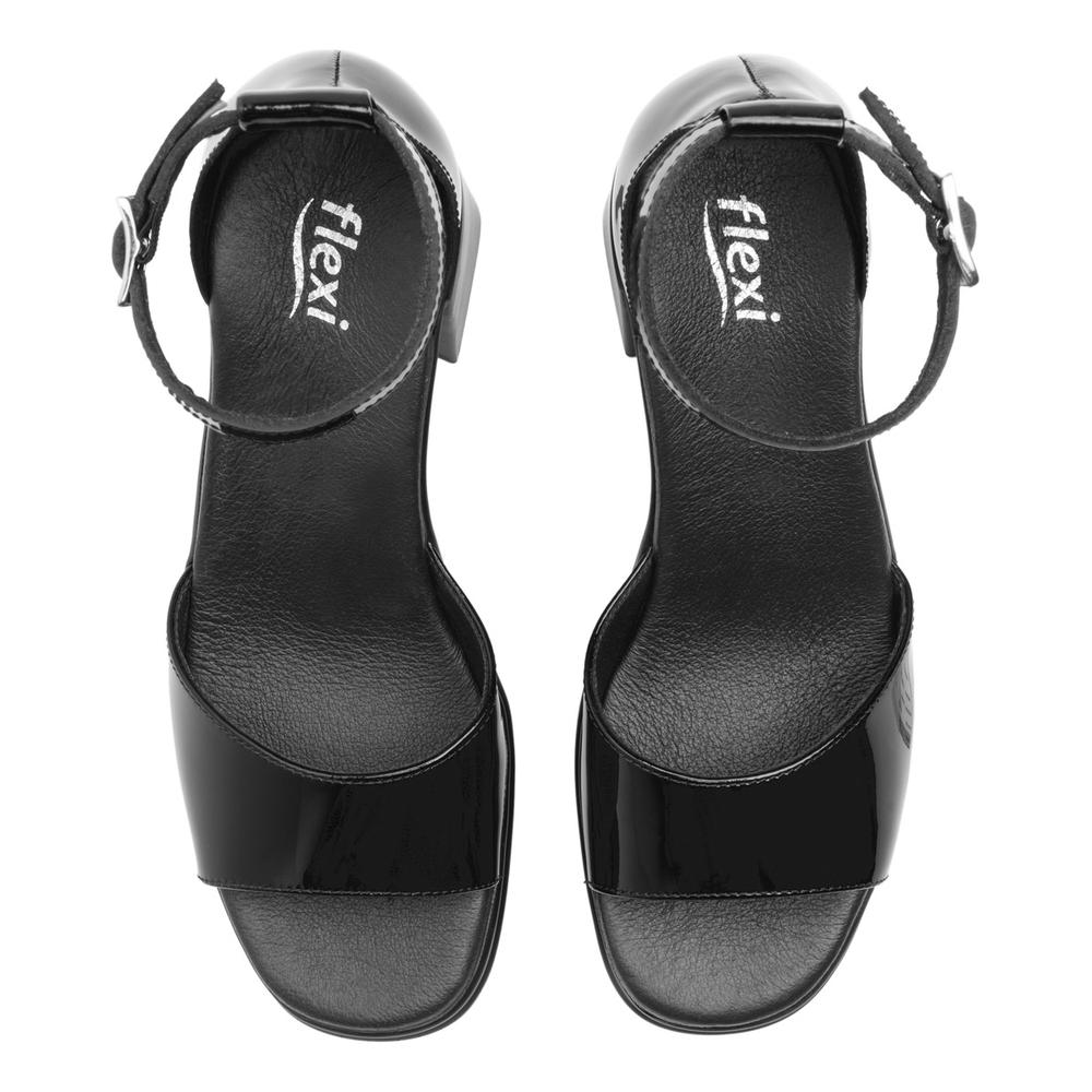 Foto 7 | Sandalias Flexi Negro Para Mujer [fff3658] Negro