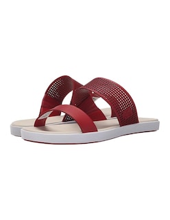 Foto 1 | Sandalias Lacoste Natoy Slide Para Dama Color Rojo