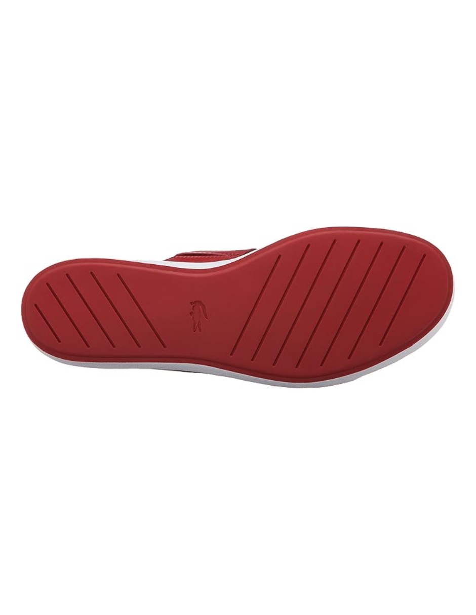 Foto 5 pulgar | Sandalias Lacoste Natoy Slide Para Dama Color Rojo