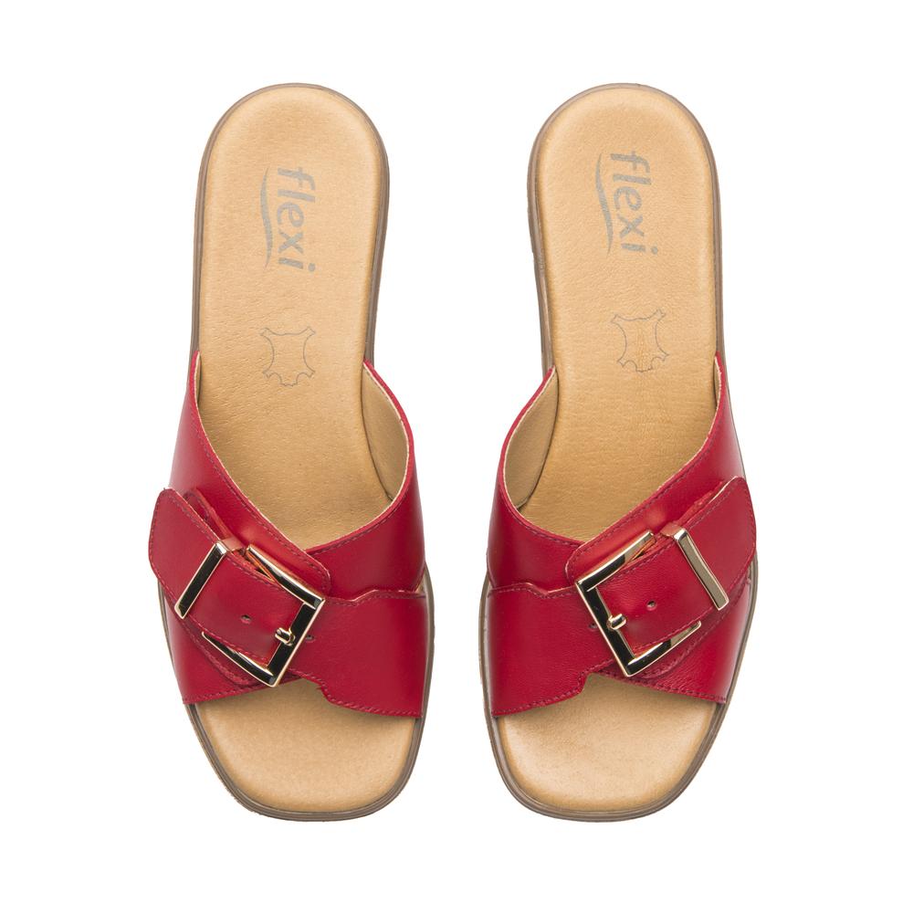 Foto 8 pulgar | Sandalias Flexi Rojo Para Mujer [fff3763] Rojo