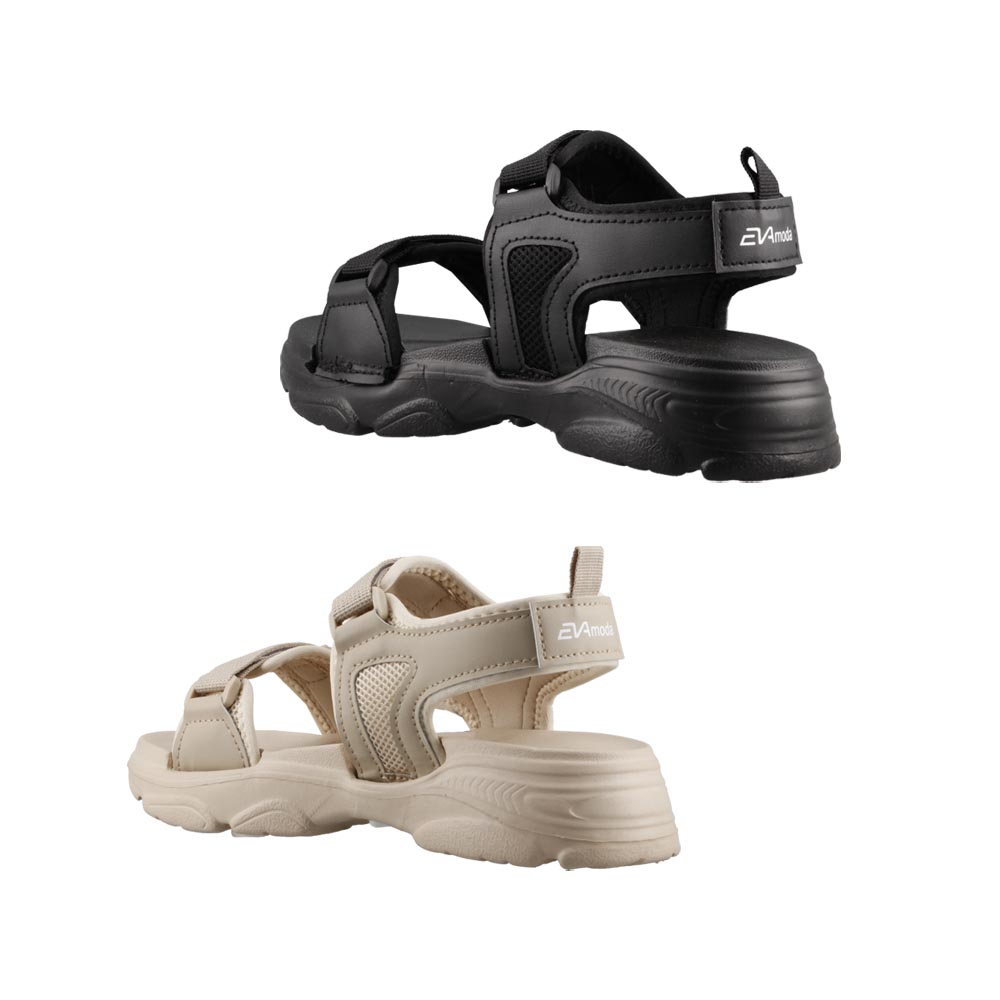 Foto 5 pulgar | Sandalias Bipack Hr 50202 Negro/beige Sandalia Casual Mujer 2 Pares Talla 23 A 26 E