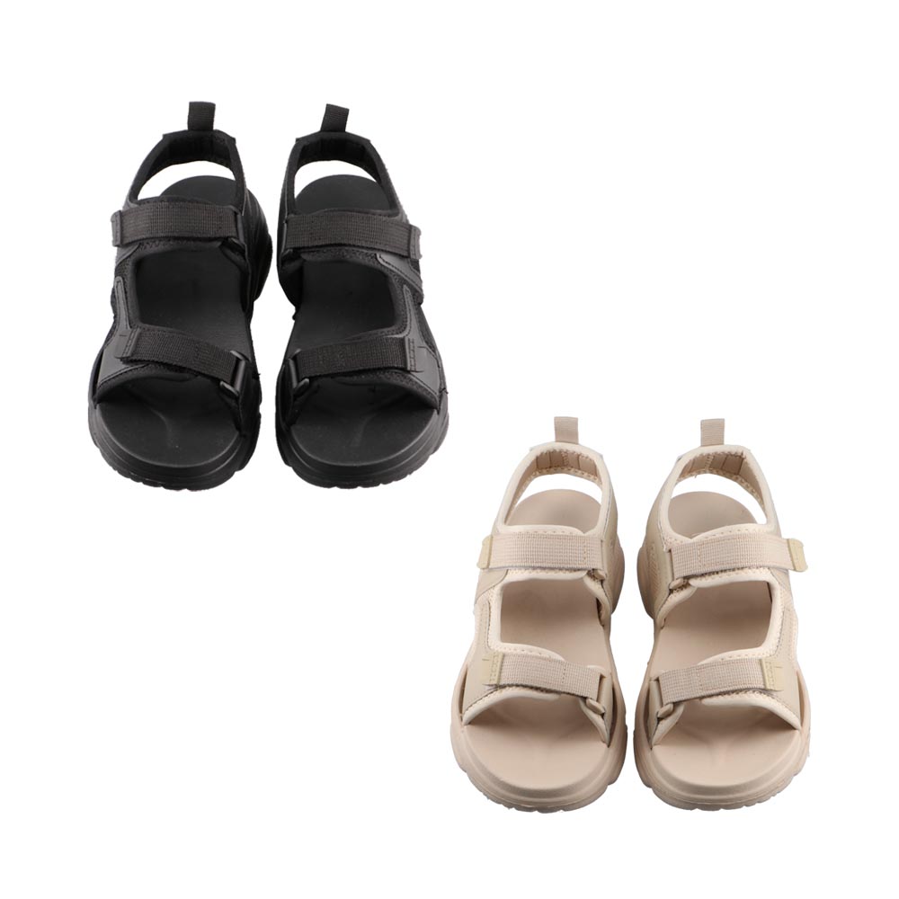 Foto 7 pulgar | Sandalias Bipack Hr 50202 Negro/beige Sandalia Casual Mujer 2 Pares Talla 23 A 26 E
