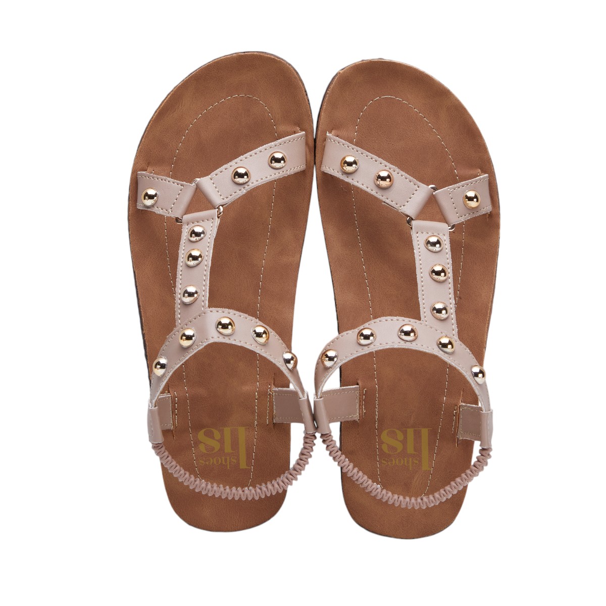 Foto 4 pulgar | Sandalias Calzado Watanabe Color Beige Estoperoles