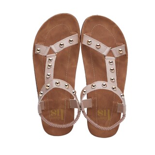 Foto 3 | Sandalias Calzado Watanabe Color Beige Estoperoles