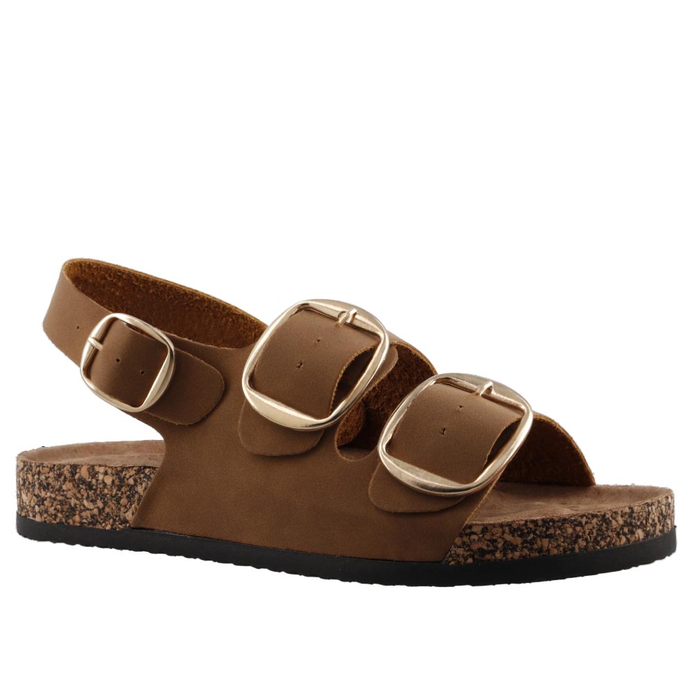 Foto 3 pulgar | Sandalia Mujer Klipa 4006 Camel Sandalia Dama Casual Talla 23 A 26 E