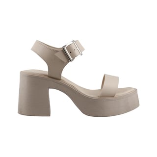 Foto 1 | Sandalia Mujer Mama Lola 5133 Ostion Dama Tacon Ancho Alto Comodos Talla 23 A 26 E