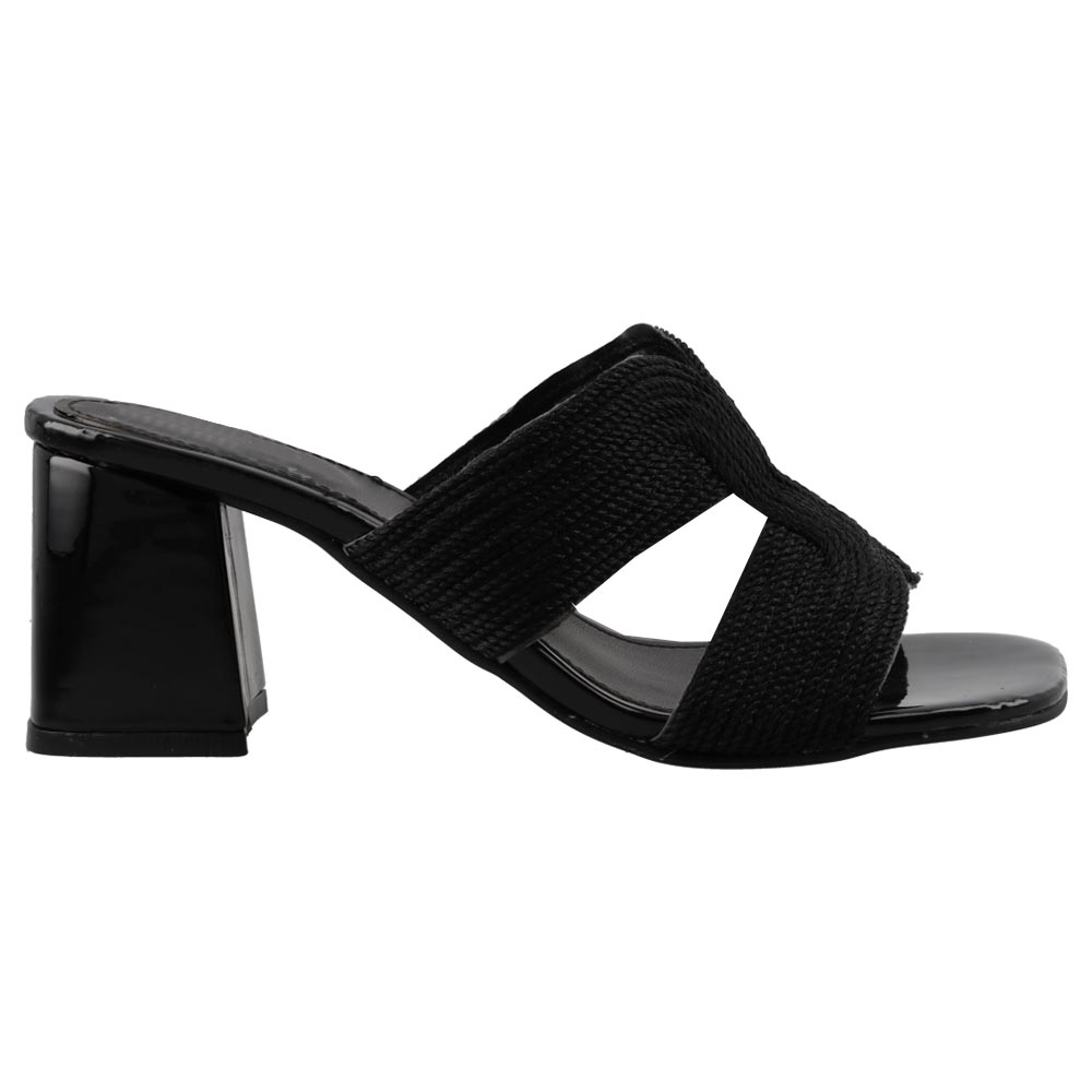 Sandalia Mujer Mama Lola 5206 Negro Sandalia Mujer Tacon Bajo Ancho Casual Talla 23 A 26 E