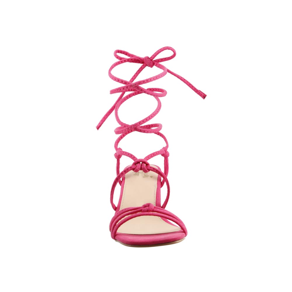 Foto 6 pulgar | Sandalia Mujer Mama Lola 5312 Rosa Valentino Cordones Casuales Tacon Bajo Ancho Talla 23 A 26 E
