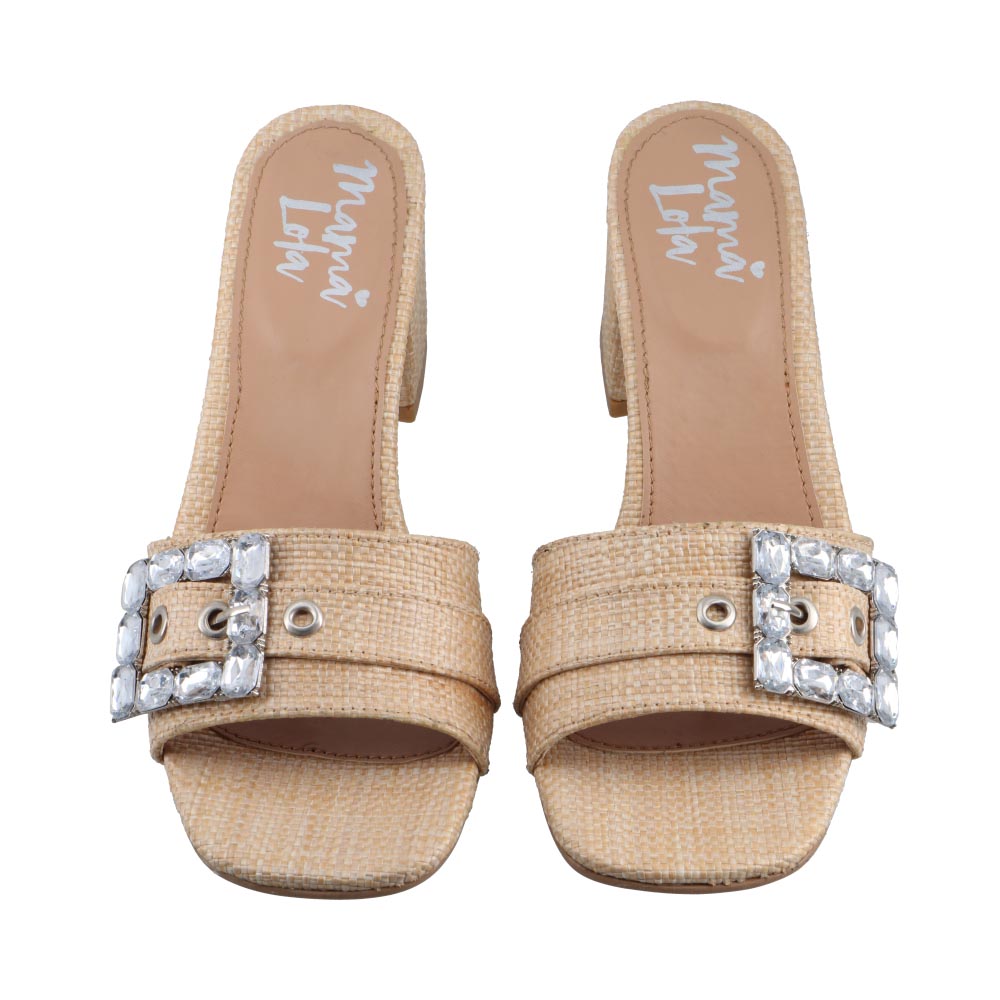 Foto 7 pulgar | Sandalia Mujer Mama Lola 5218 Natural Sandalia Casual Tacon Ancho Talla 23 A 26 E