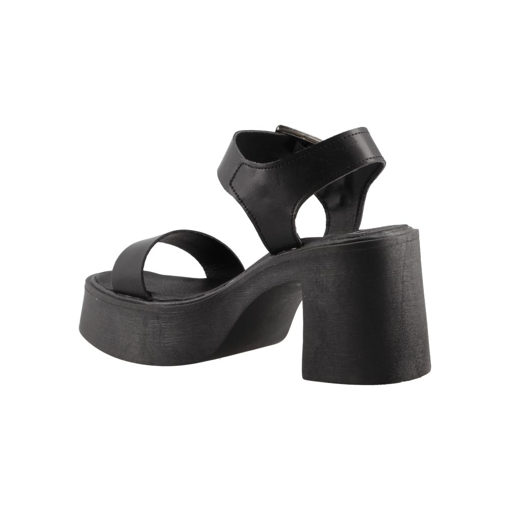 Foto 5 pulgar | Sandalia Mujer Mama Lola 5133 Negro Dama Tacon Ancho Alto Comodos Talla 23 A 26 E