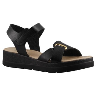 Foto 2 | Sandalia Mujer Confort Mama Lola 1991 Negro Huarache Casual Piso Dama Talla 23 A 26 E
