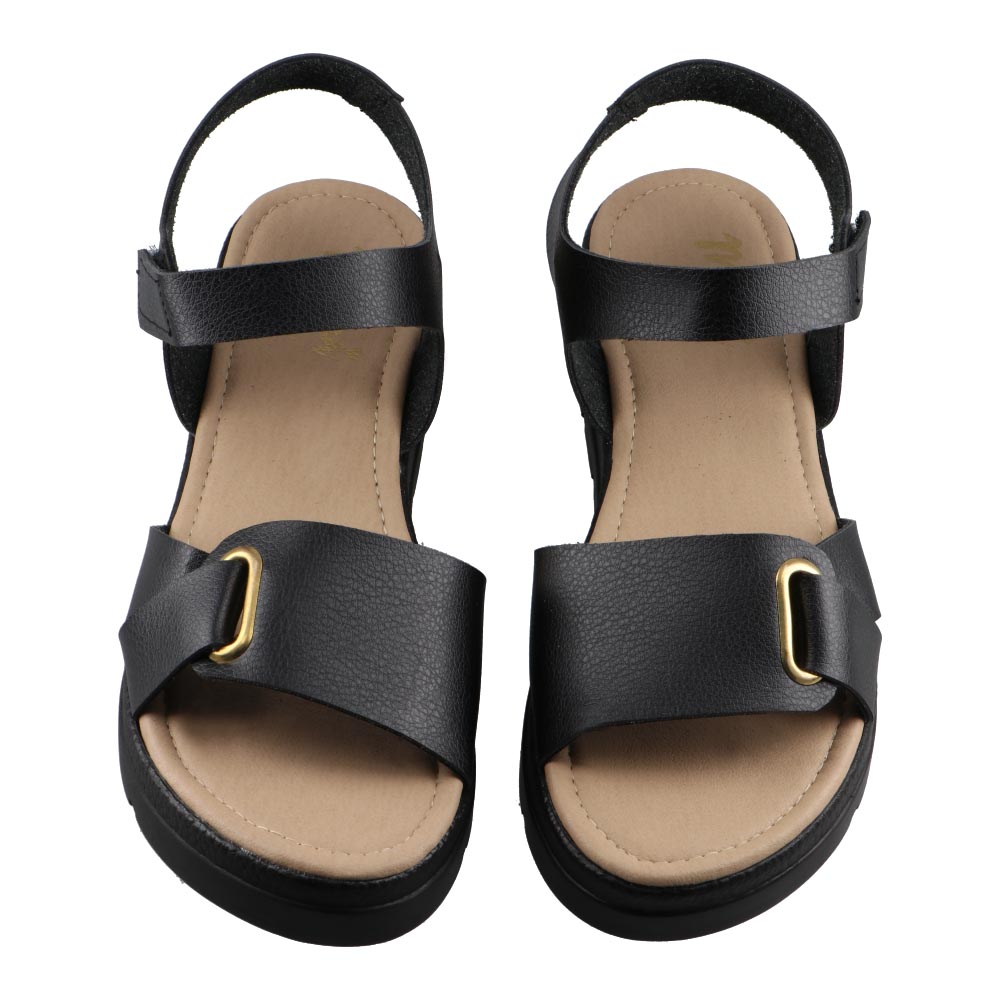 Foto 7 pulgar | Sandalia Mujer Confort Mama Lola 1991 Negro Huarache Casual Piso Dama Talla 23 A 26 E