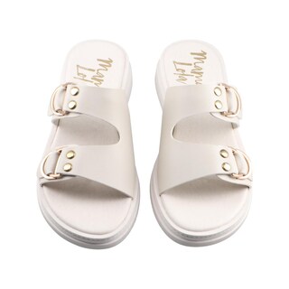 Foto 6 | Sandalia Mujer Mama Lola 2009 Latte Huarache De Piso Casual Dama Talla 23 A 26 E