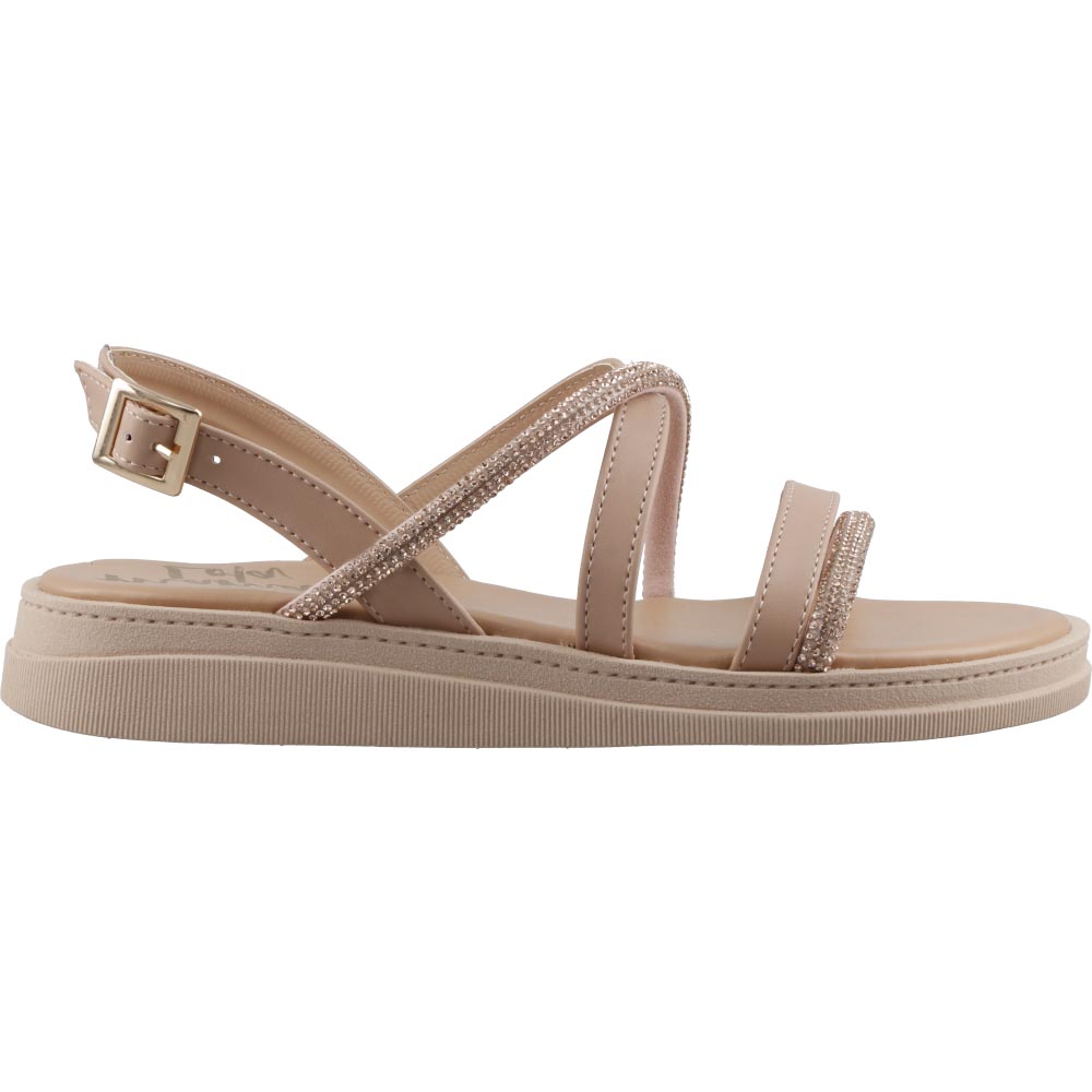 Foto 1 | Sandalia Mujer Mama Lola 2007 Maquillaje Huarache Casual De Piso Dama Talla 23 A 26 E