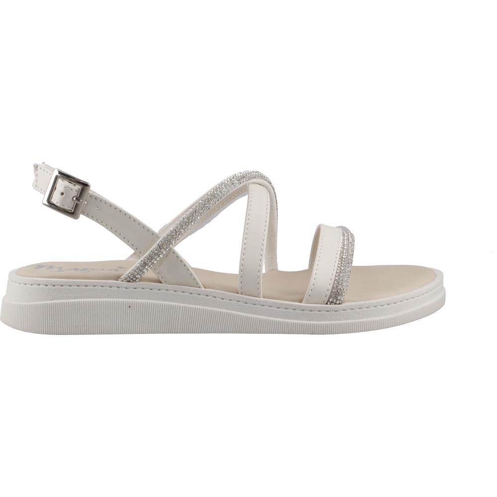 Sandalia Mujer Mama Lola 2007 Latte Huarache Casual Piso Comodo Talla 23 A 26 E