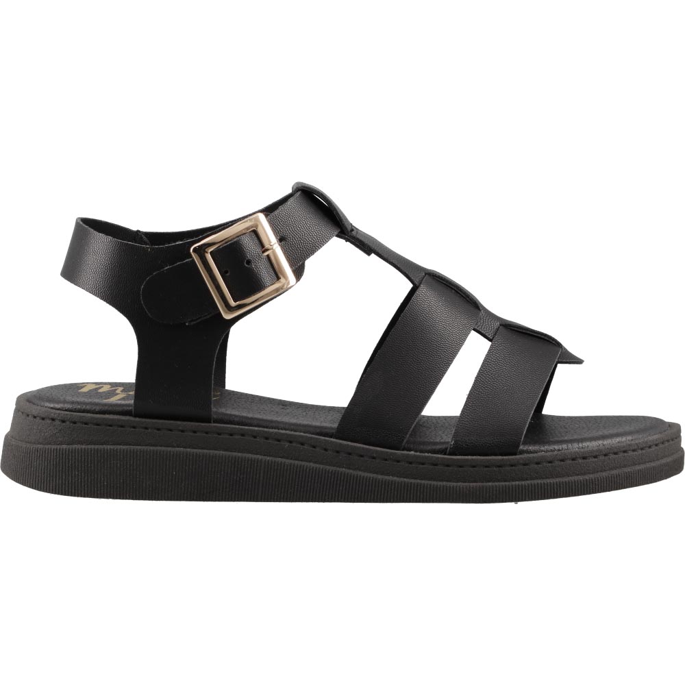 Foto 2 pulgar | Sandalia Mujer Mama Lola 2008 Negro Casual Huarache Piso Talla 23 A 26 E