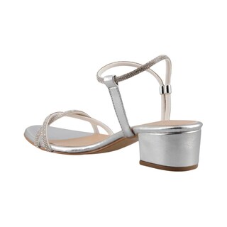 Foto 4 | Sandalia Mujer Magic Cloud By Sprinkles 3049 Plata Sandalia De Vestir Tacón Bajo Talla 23 A 26 E