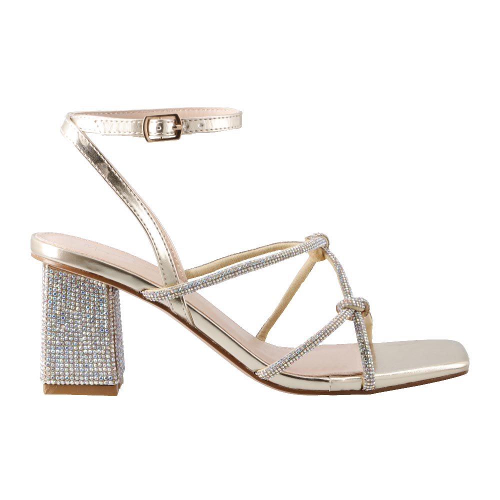 Foto 2 pulgar | Sandalia Vestir Magic Cloud By Sprinkles Orig2 Champagne Tacon Bajo Ancho Talla 23 A 27 E