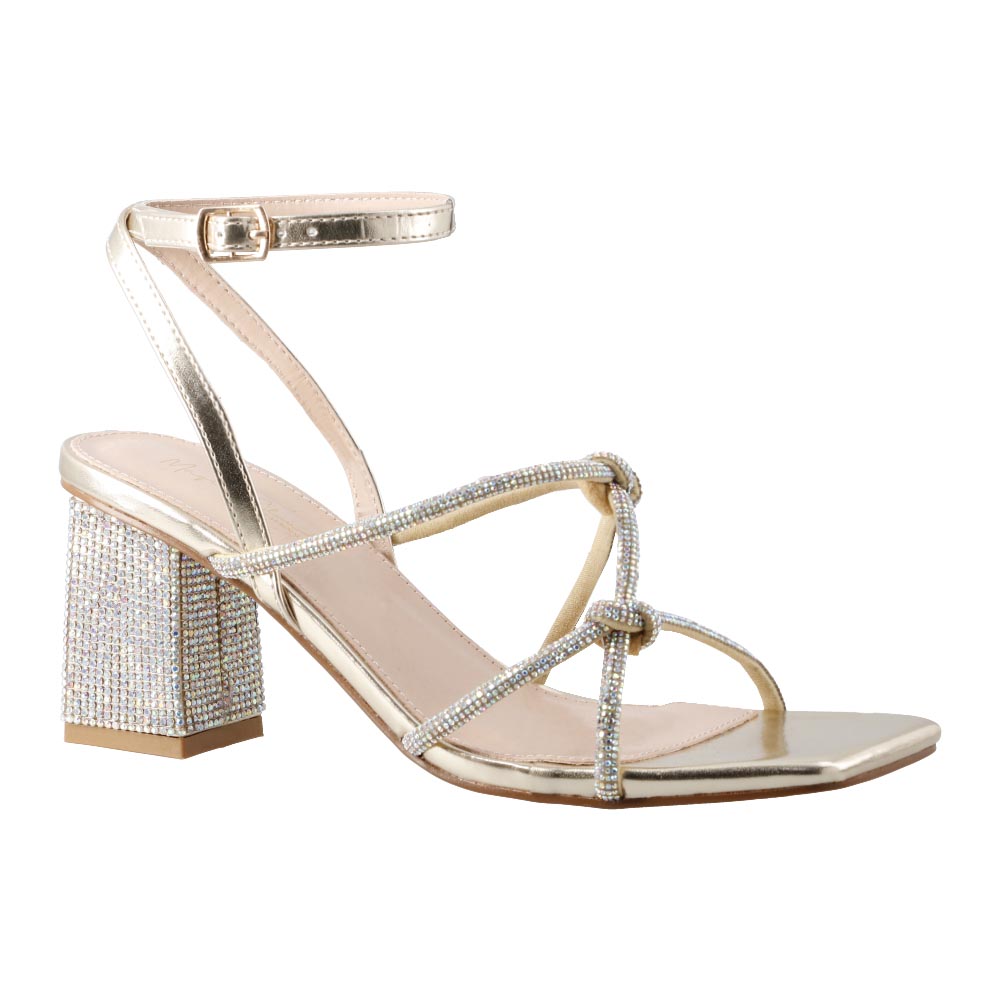 Foto 3 pulgar | Sandalia Vestir Magic Cloud By Sprinkles Orig2 Champagne Tacon Bajo Ancho Talla 23 A 27 E