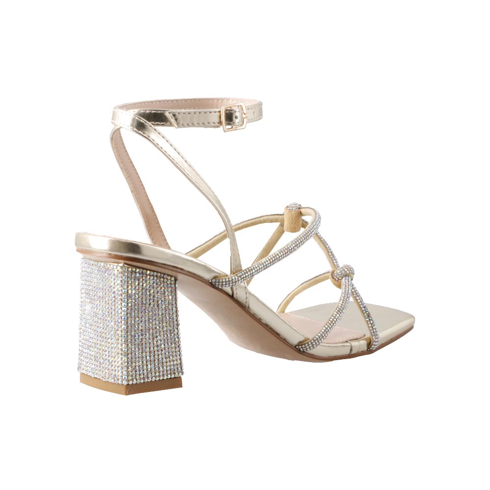 Foto 4 pulgar | Sandalia Vestir Magic Cloud By Sprinkles Orig2 Champagne Tacon Bajo Ancho Talla 23 A 27 E
