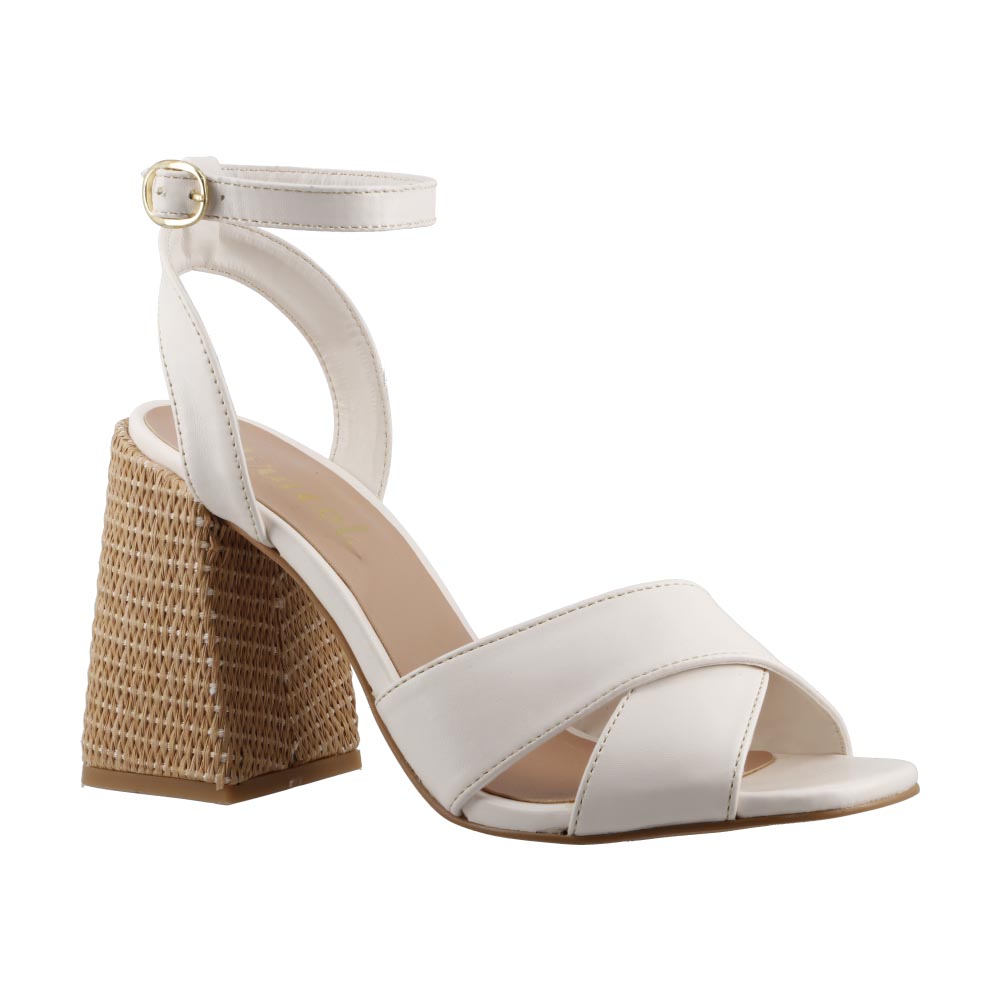 Foto 2 | Sandalia Mujer Miracol By Mama Lola 8422 Latte Tacon Alto Casual Dama Talla 23 A 26 E