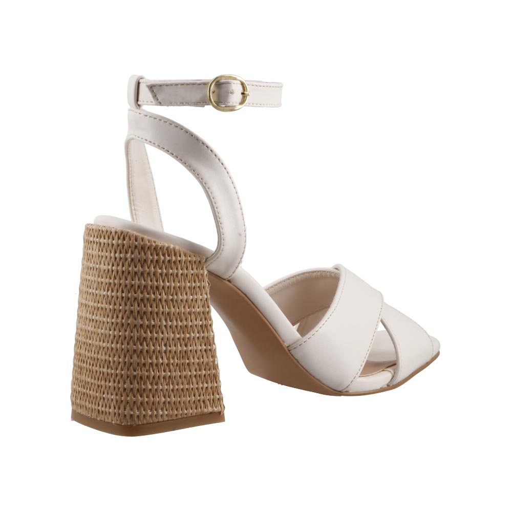 Foto 3 | Sandalia Mujer Miracol By Mama Lola 8422 Latte Tacon Alto Casual Dama Talla 23 A 26 E