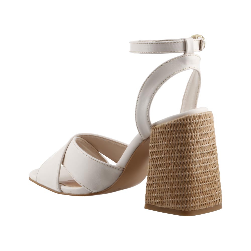 Foto 4 | Sandalia Mujer Miracol By Mama Lola 8422 Latte Tacon Alto Casual Dama Talla 23 A 26 E