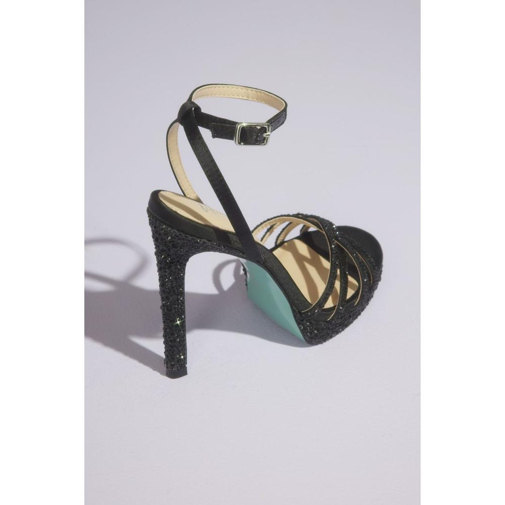 Foto 4 pulgar | Sandalias Con Tacón De Aguja David's Bridal Negro