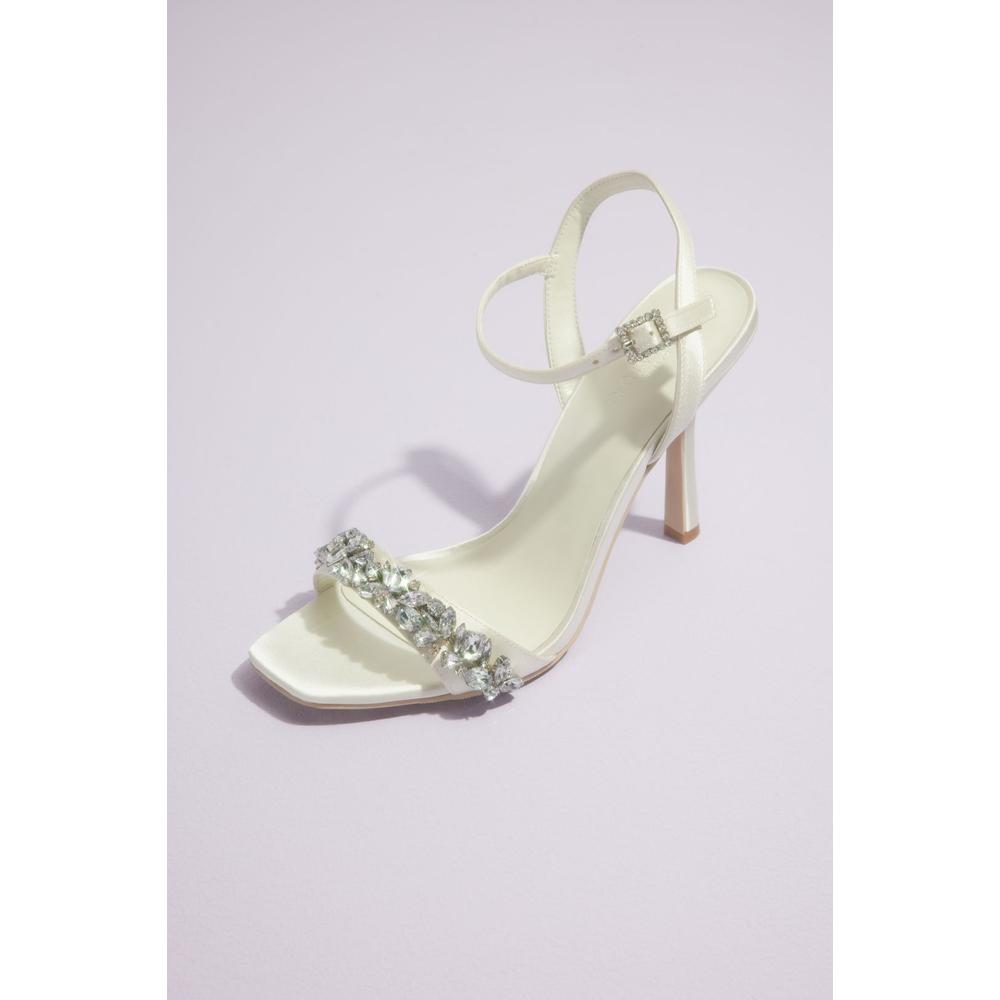 Sandalia David's Bridal Con Tacón Beige