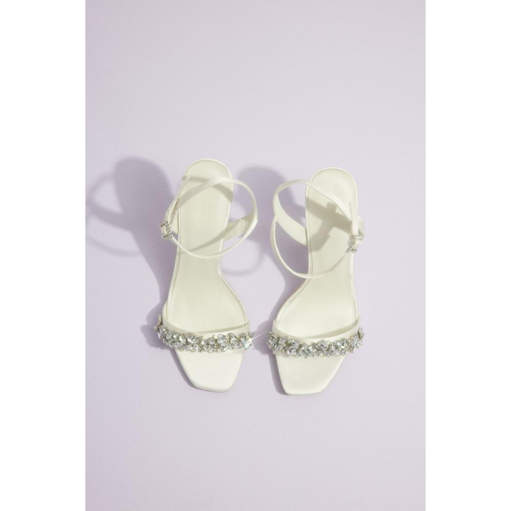 Foto 4 pulgar | Sandalia David's Bridal Con Tacón Beige