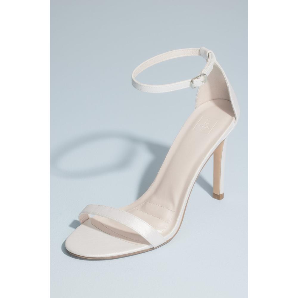 Foto 2 pulgar | Sandalias Con Tacón De Aguja David's Bridal Blanco