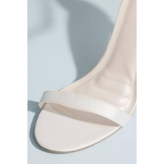 Foto 2 | Sandalias Con Tacón De Aguja David's Bridal Blanco