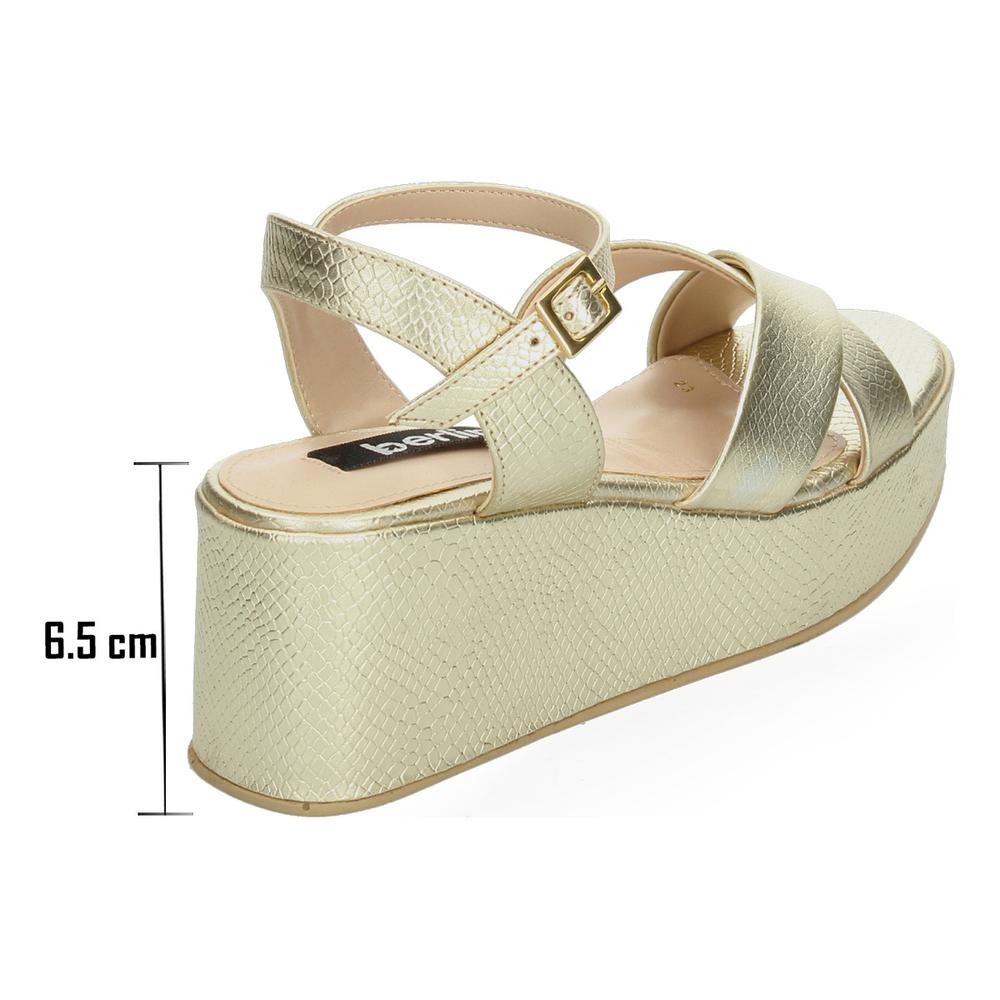 Foto 5 pulgar | Sandalias Berlin Dorado Para Mujer [bli35] Dorado