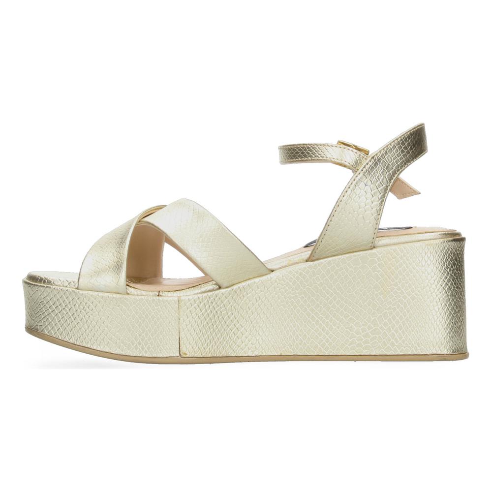 Foto 6 pulgar | Sandalias Berlin Dorado Para Mujer [bli35] Dorado