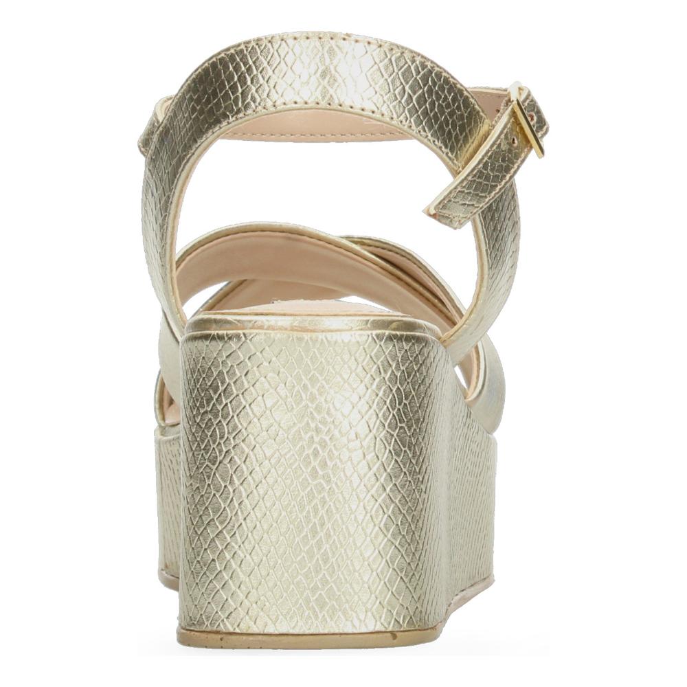 Foto 8 pulgar | Sandalias Berlin Dorado Para Mujer [bli35] Dorado