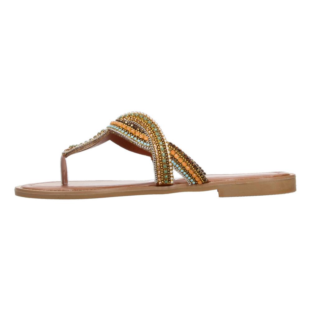 Foto 6 pulgar | Sandalias Berlin Cafe Para Mujer [bli101] Multicolor