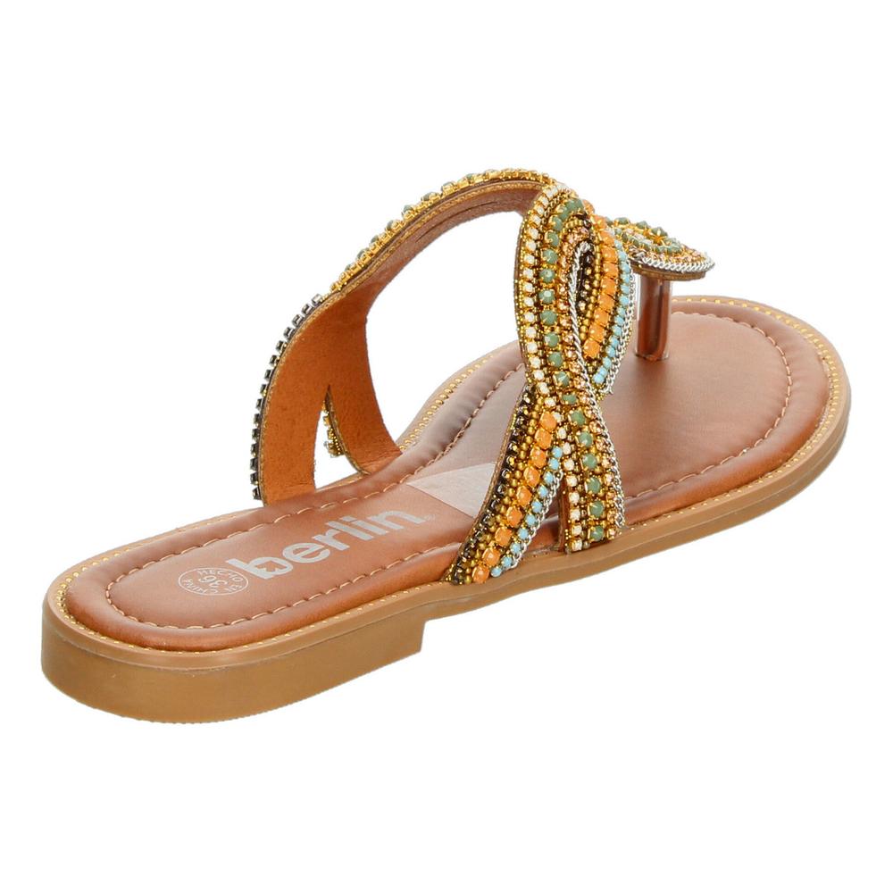 Foto 7 pulgar | Sandalias Berlin Cafe Para Mujer [bli101] Multicolor