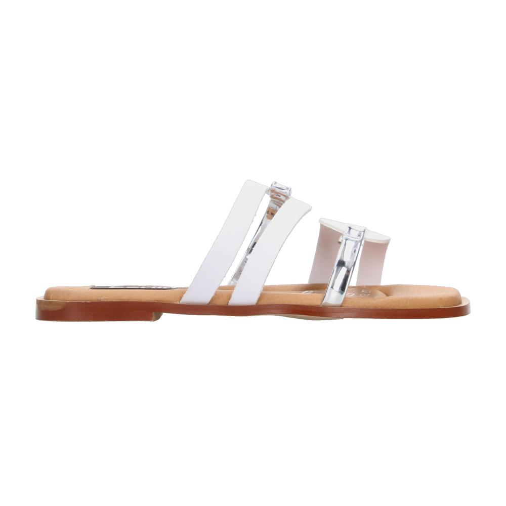 Foto 2 pulgar | Sandalias Berlin Blanco Para Mujer [bli171] Blanco