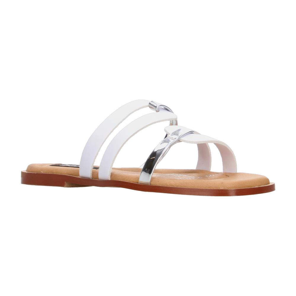 Foto 3 pulgar | Sandalias Berlin Blanco Para Mujer [bli171] Blanco
