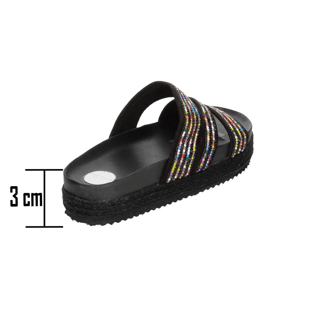 Foto 4 pulgar | Sandalias Berlin Negro Para Mujer [bli195] Negro