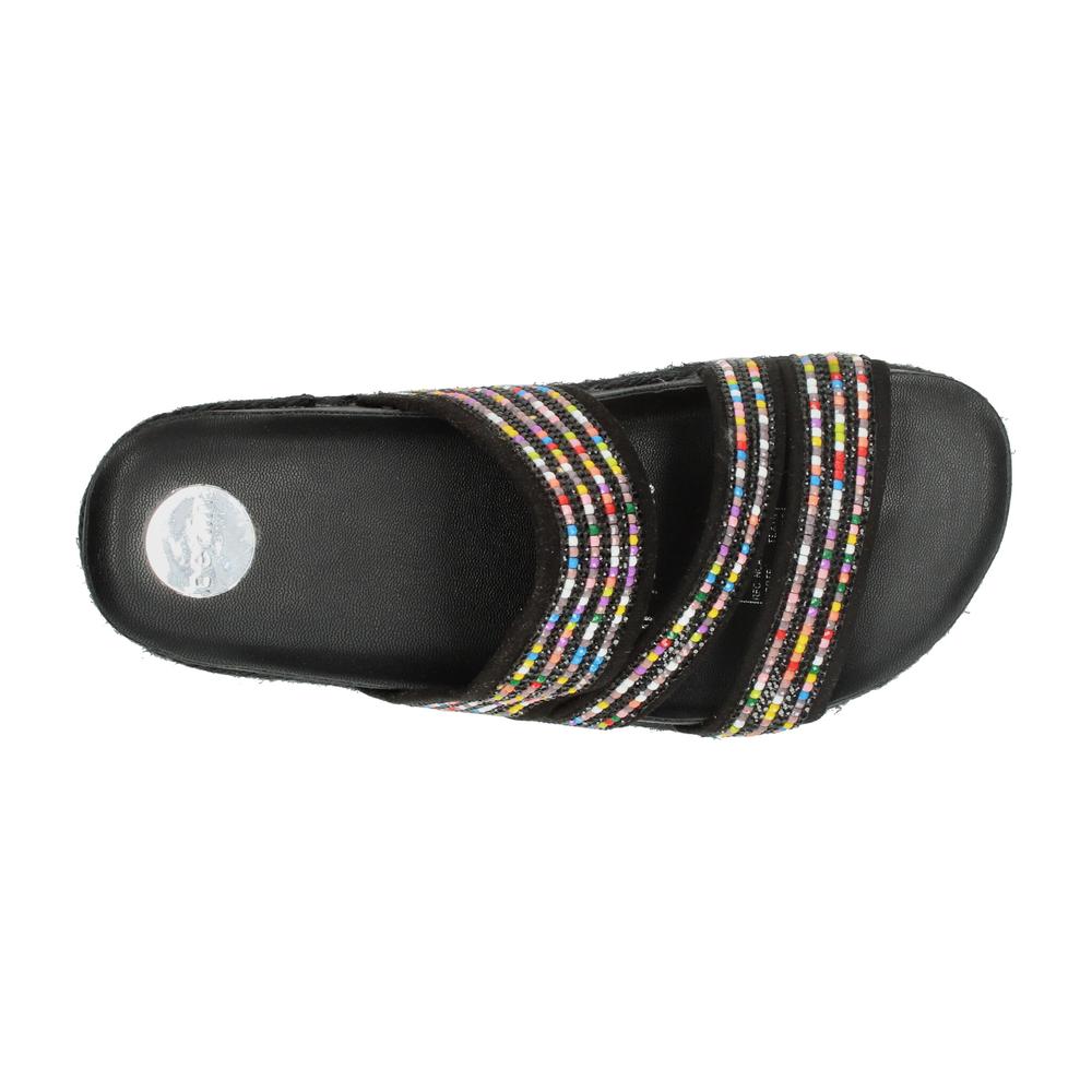 Foto 9 pulgar | Sandalias Berlin Negro Para Mujer [bli195] Negro