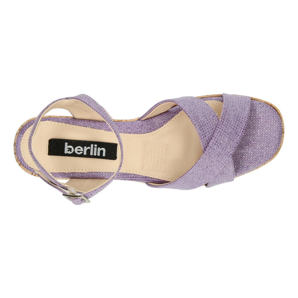 Foto 9 pulgar | Sandalias Berlin Lila Para Mujer [bli34] Cafe