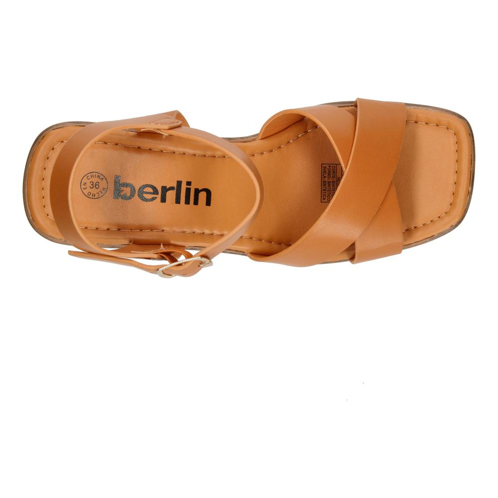 Foto 5 | Sandalias Berlin Cafe Para Mujer [bli29] Cafe